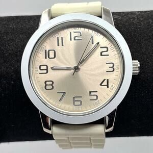 White Retro Men's Watch